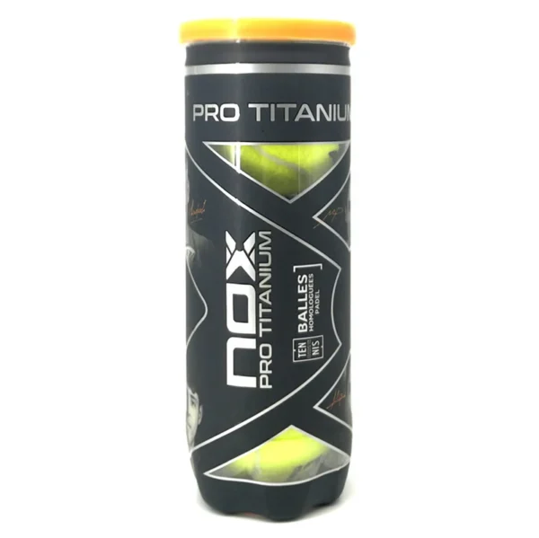 Nox Titanium Pro - Can of 3 Padel Balls
