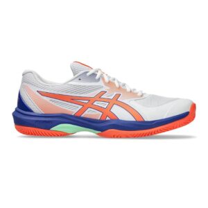 Asics Game FF Padel White/Coral - Padel Shoes