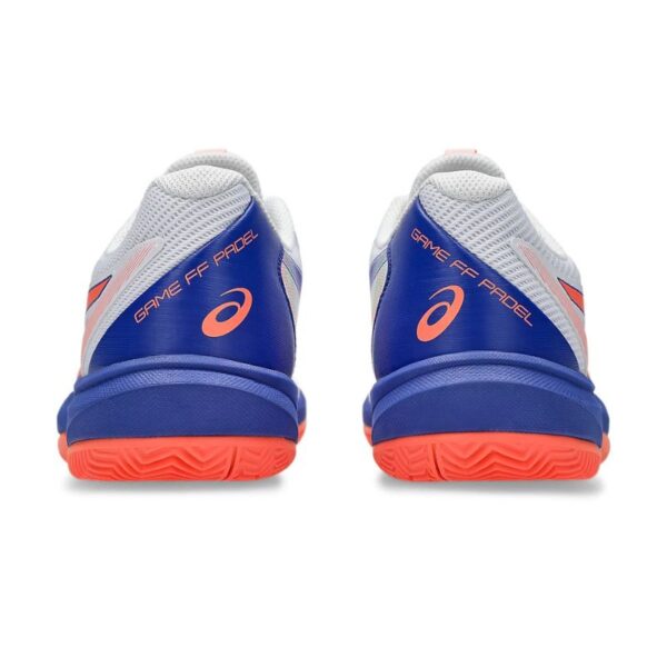 Asics Game FF Padel White/Coral - Padel Shoes - Image 2