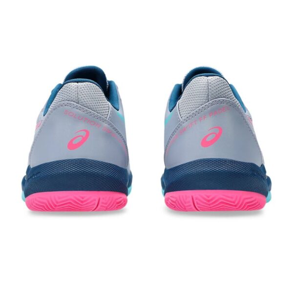 Asics Solution Swift FF 2 Padel Gray/Blue-Mako - Padel Shoes - Image 3
