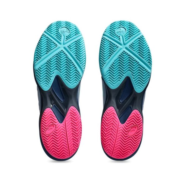 Asics Solution Swift FF 2 Padel Gray/Blue-Mako - Padel Shoes - Image 4
