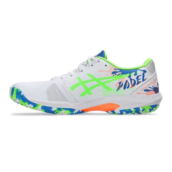 Asics Solution Swift FF 2 Padel L.E. White/Green - Padel Shoes - Image 2
