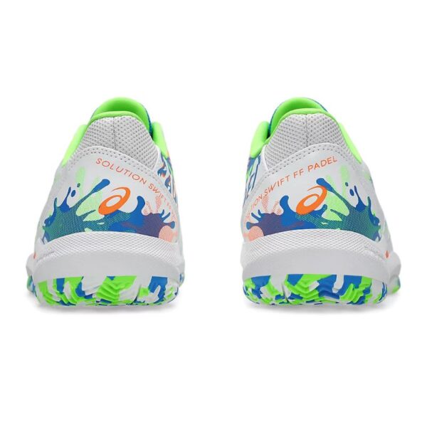 Asics Solution Swift FF 2 Padel L.E. White/Green - Padel Shoes - Image 3