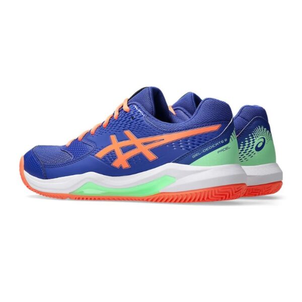 Asics Gel Dedicate 8 Padel Cobalt-Blue/Coral - Padel Shoes - Image 7
