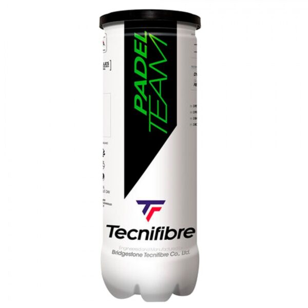 Tecnifibre Padel Team - Can of 3 Padel Balls