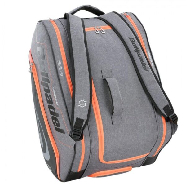 Bullpadel Performance Mid-Capacity Grey/Orange - Padel Bag - Image 2