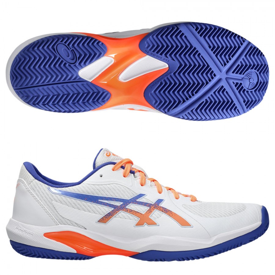 Asics Solution Swift FF2 Padel White/Blue-Cobalt - Padel Shoes - Image 3