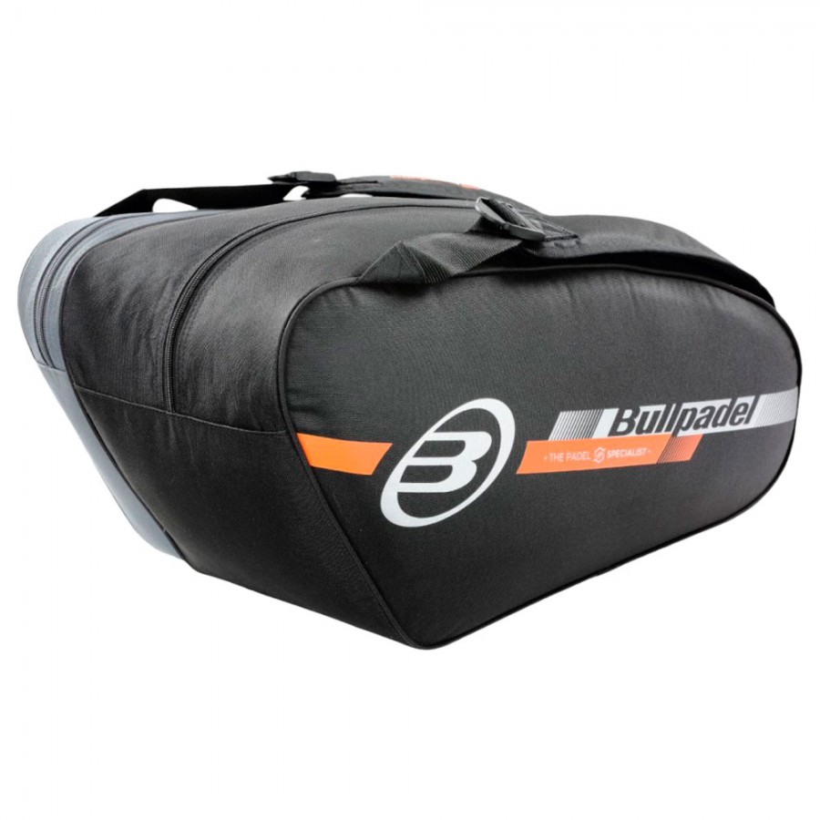 Bullpadel Tour Black Orange Padel Bag - Image 3