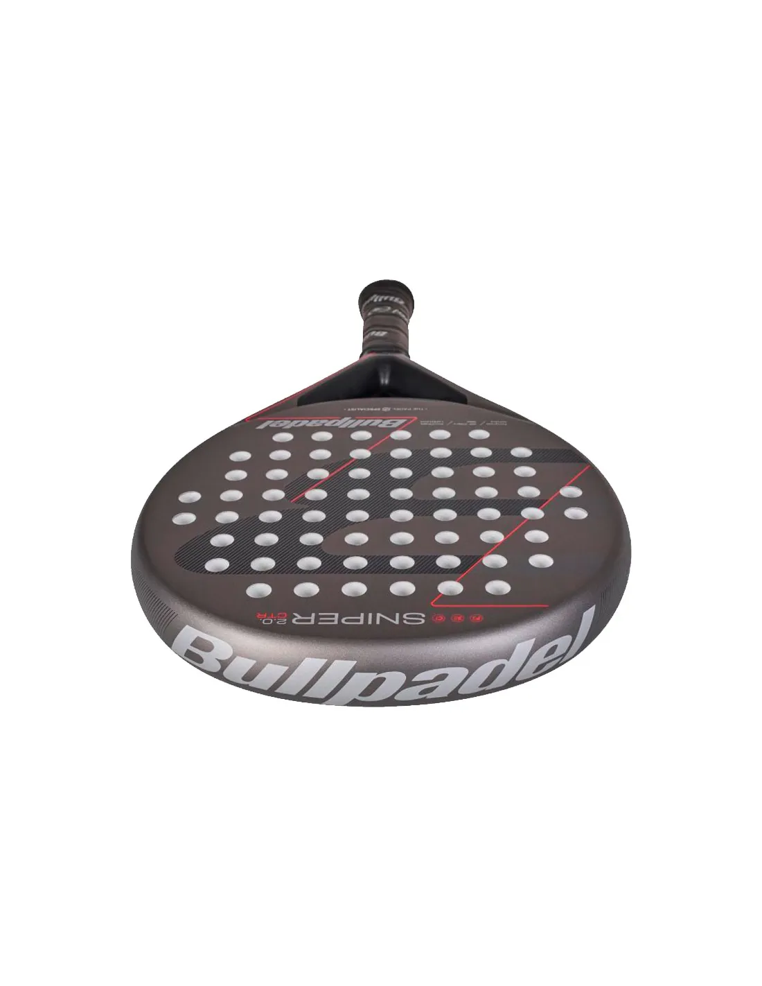 Bullpadel Sniper 2.0 Control Dark Gray 2026 - Padel Racket - Image 4