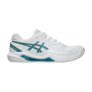 Asics Gel Dedicate 8 Padel White/Pine Green - Padel Shoes